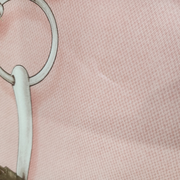 Hermès Projets Carrès Silk Scarf 90 Pink - Picture 6 of 8